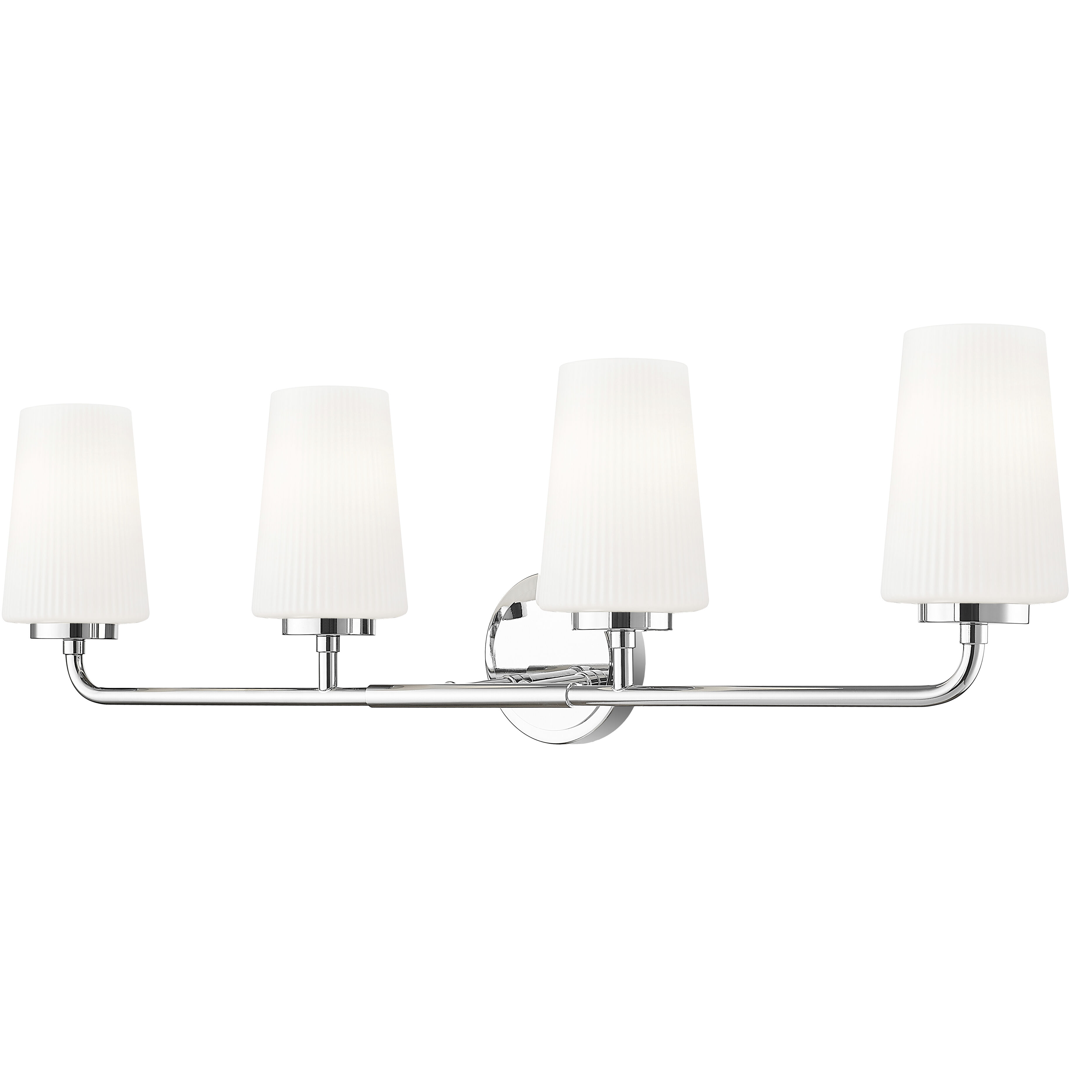 Montford 4 Light 32 inch Chrome Bath Vanity Light Wall Light