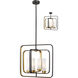 Aideen 4 Light 16.5 inch Bronze Gold Pendant Ceiling Light