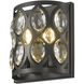 Dealey 2 Light 8.25 inch Matte Black Wall Sconce Wall Light