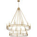 Dennison 20 Light 47.5 inch Signature Brass Chandelier Ceiling Light