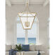 Montalcino 8 Light 32 inch Rubbed Brass Chandelier Ceiling Light