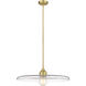 Paloma 1 Light 24 inch Olde Brass Pendant Ceiling Light in Oil Rubbed Bronze