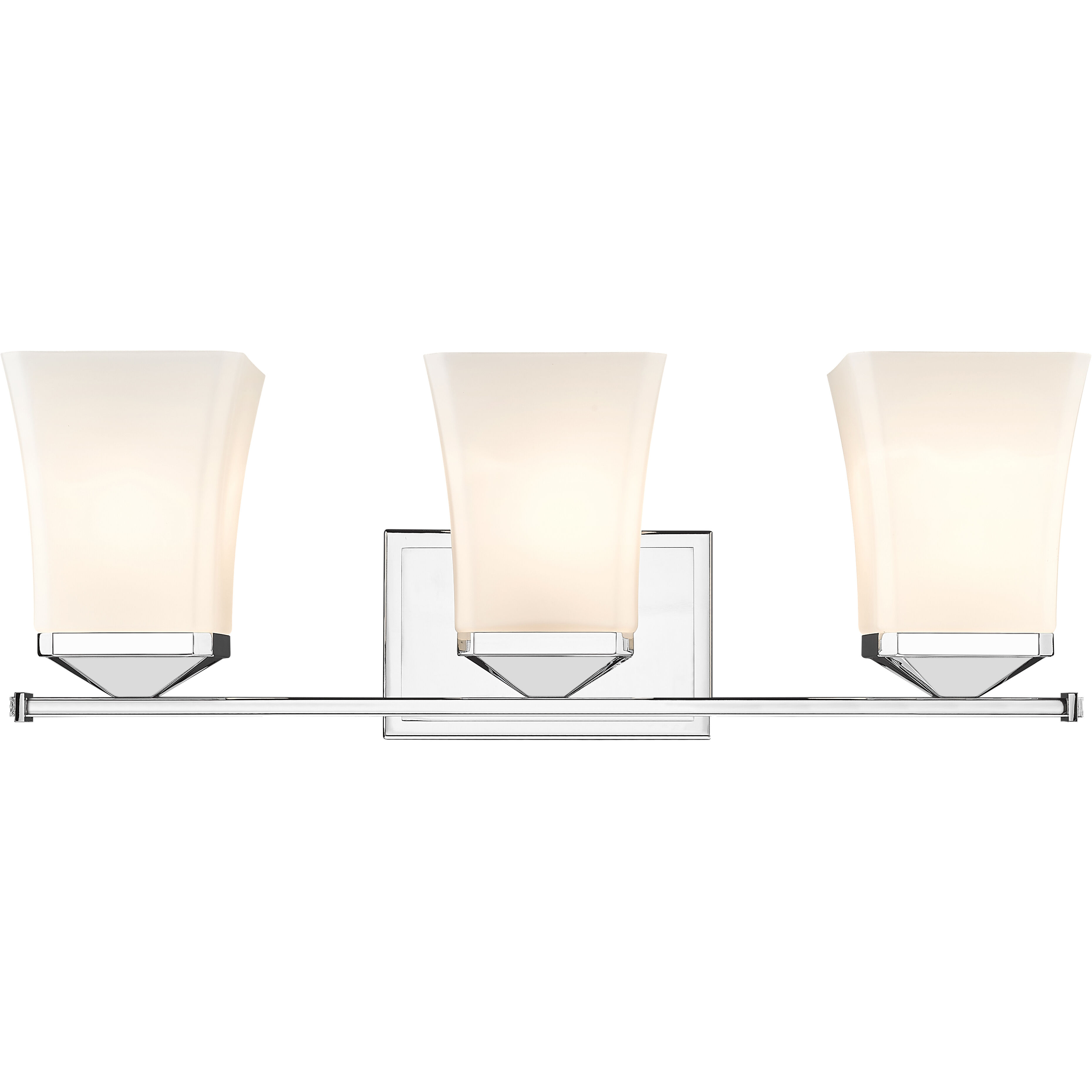 Darcy 3 Light 22 inch Chrome Vanity Wall Light