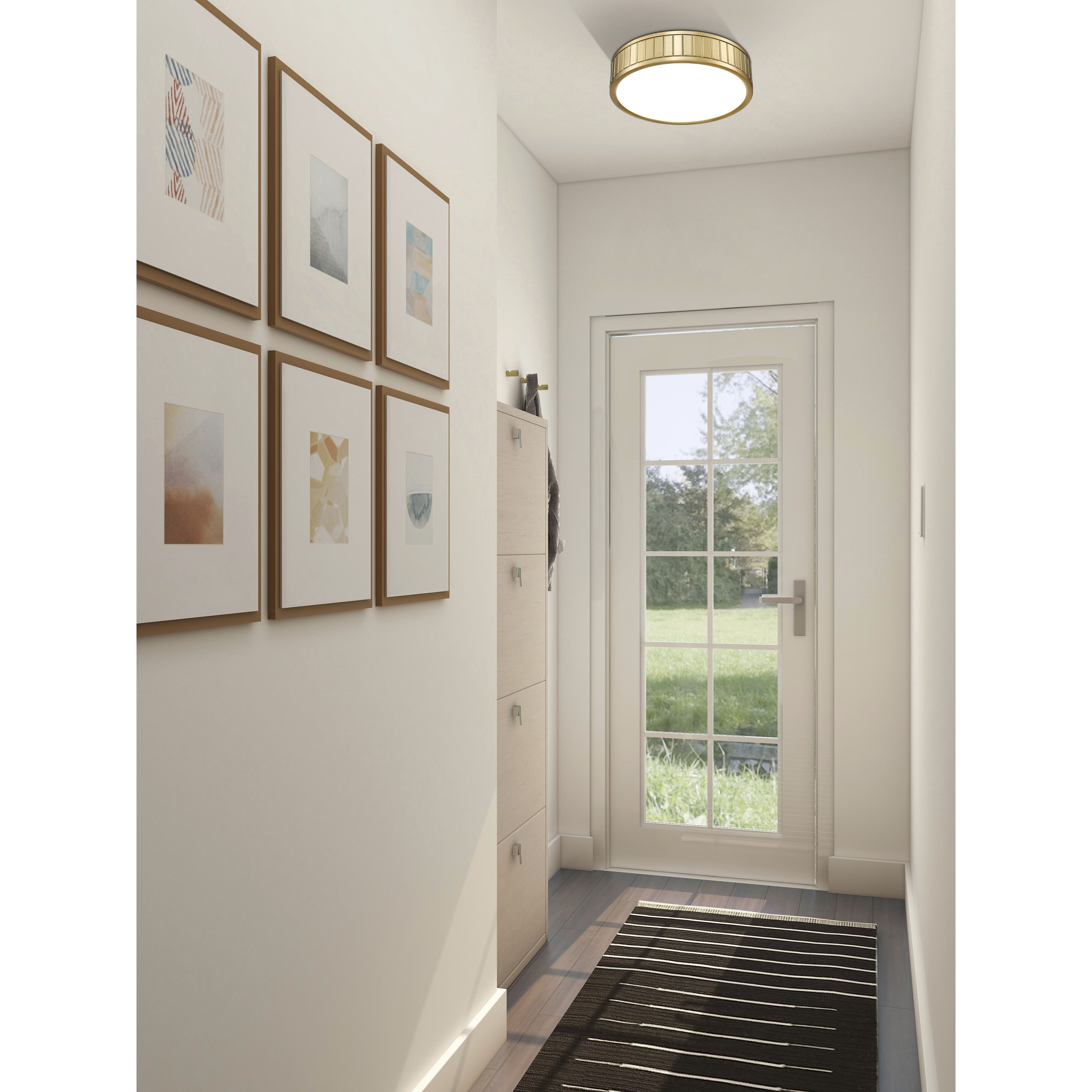 Z-Lite 1005F12-MGLD-LED Madison LED 12.5 inch Modern Gold