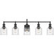 Bryant 5 Light 40.5 inch Matte Black Vanity Wall Light