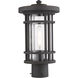 Jordan 1 Light 14.75 inch Oil Rubbed Bronze Outdoor Post Mount Fixture