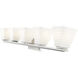 Annalise 5 Light 42 inch Brushed Nickel Vanity Wall Light