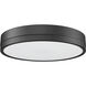 Algar LED 16 inch Matte Black Flush Mount Ceiling Light