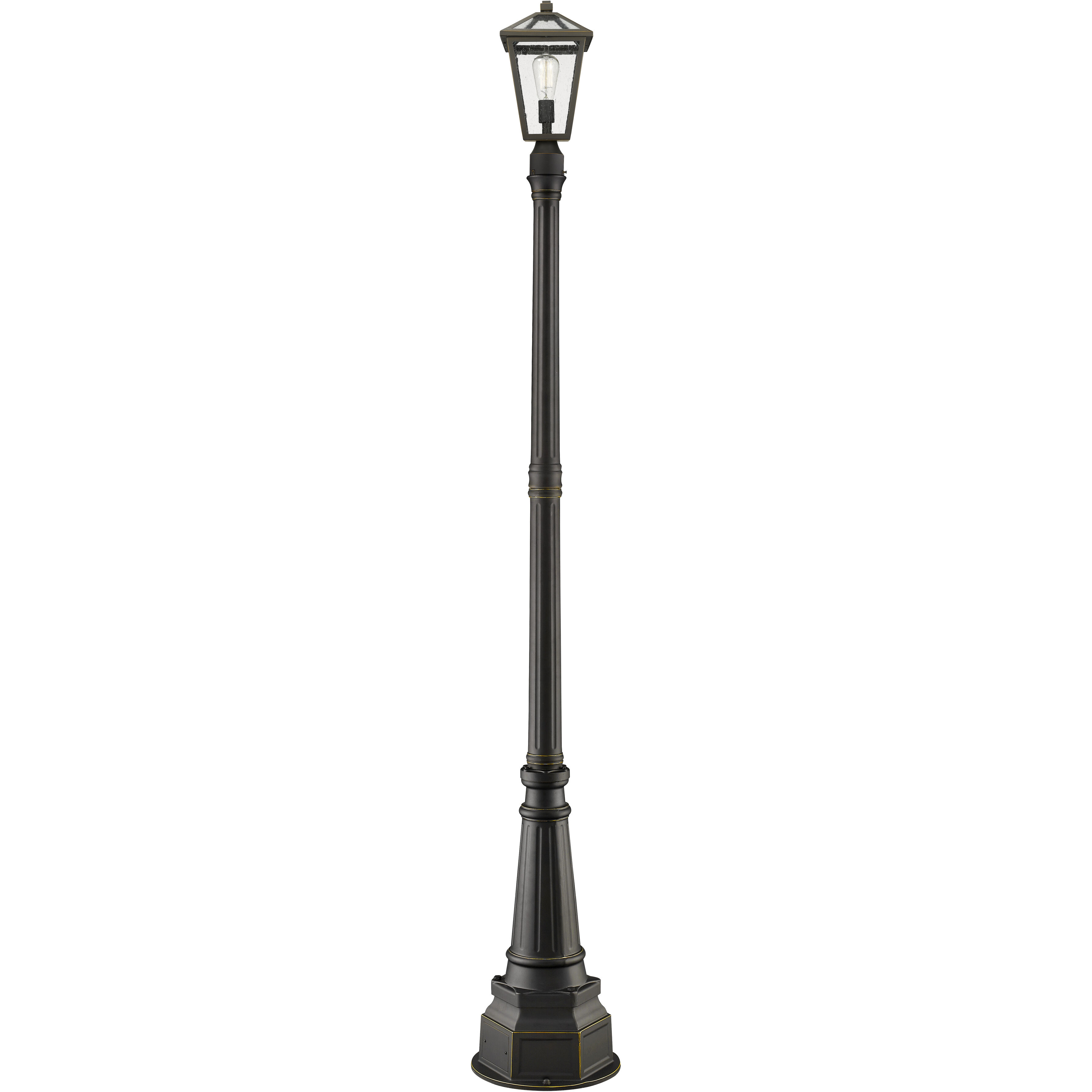 Talbot 1 Light 96.75 inch Oil Rubbed Bronze Outdoor Post Mounted Fixture