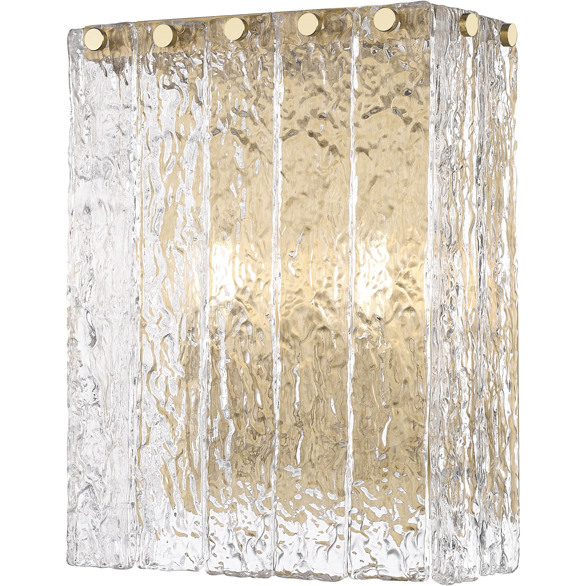 Glacier Wall Sconce Wall Light in Modern Gold