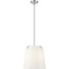 Weston 3 Light 13 inch Brushed Nickel Pendant Ceiling Light