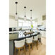 Monty 1 Light 5.25 inch Matte Black Pendant Ceiling Light