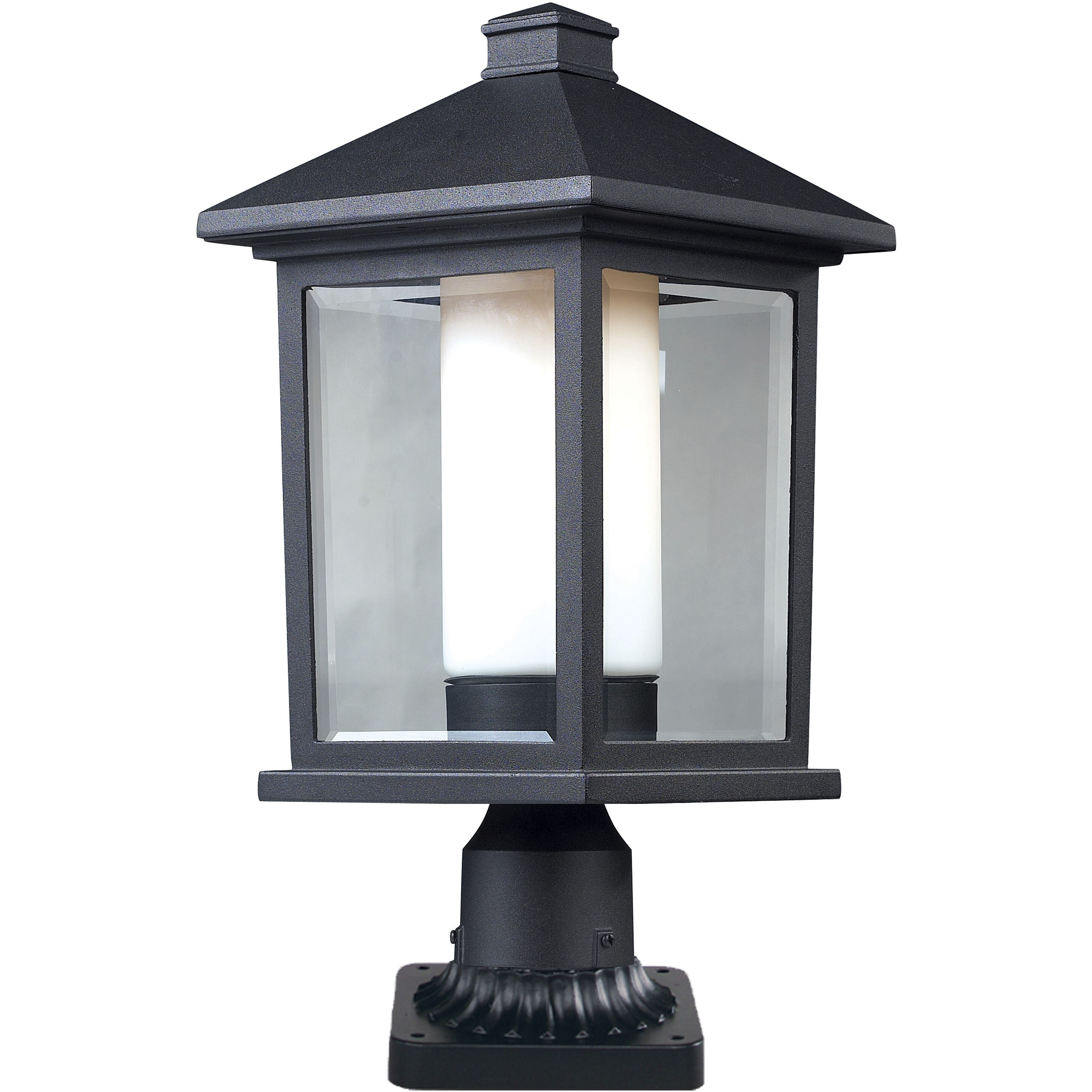 Pier mounted best sale outdoor lights