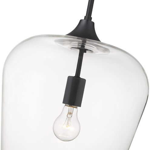 Joliet 1 Light 12 inch Matte Black Pendant Ceiling Light