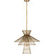 Alito 6 Light 25 inch Rubbed Brass Chandelier Ceiling Light