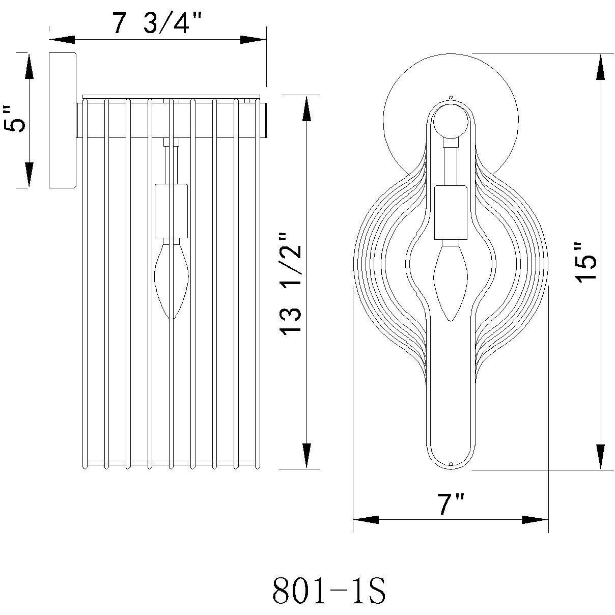 Contour 1 Light 7 inch White Wall Sconce Wall Light