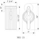 Contour 1 Light 7 inch White Wall Sconce Wall Light