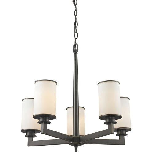 Savannah 5 Light 23.88 inch Olde Bronze Chandelier Ceiling Light