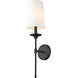 Emily Wall Sconce Wall Light in Matte Black