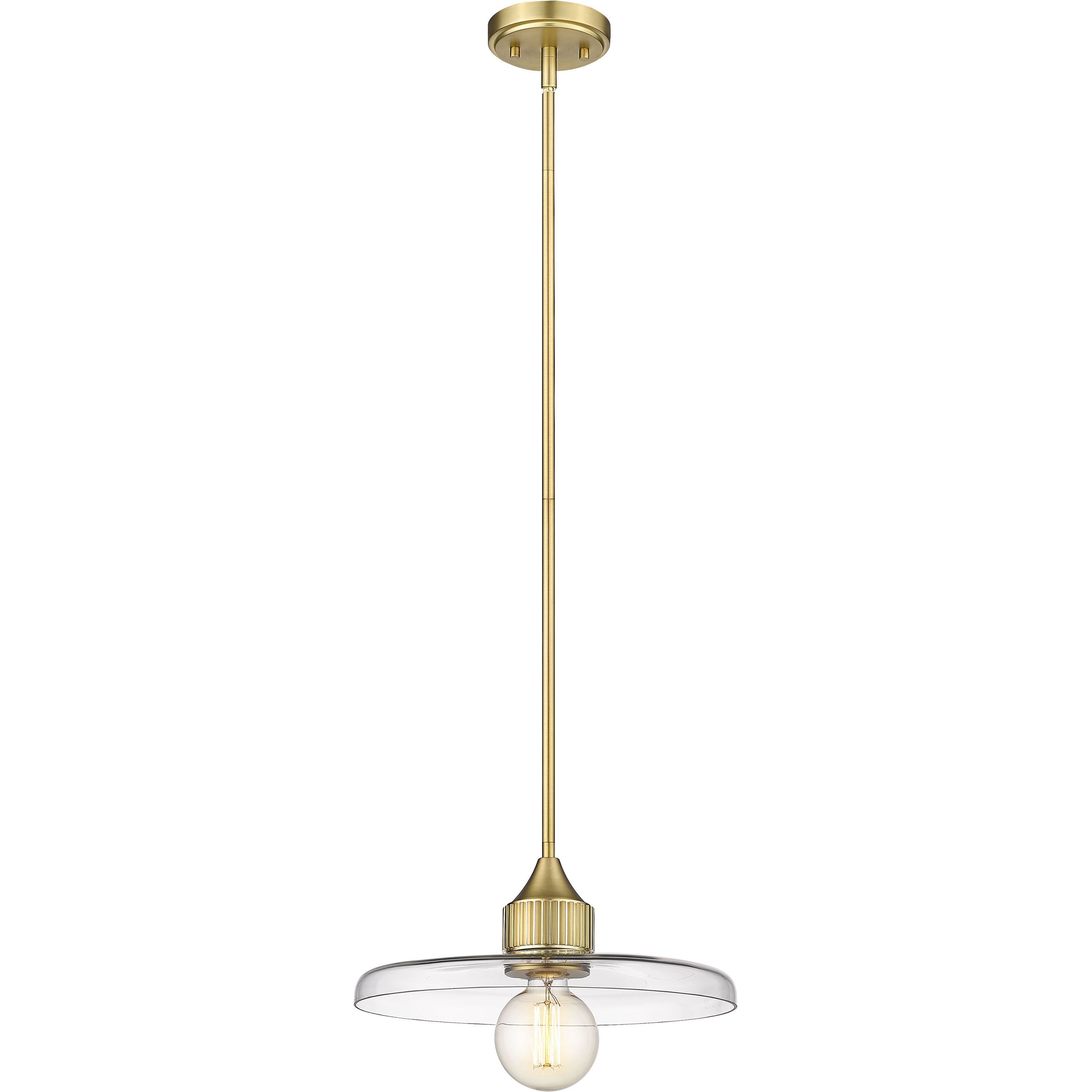 Paloma 1 Light 14 inch Olde Brass Pendant Ceiling Light in Oil Rubbed Bronze
