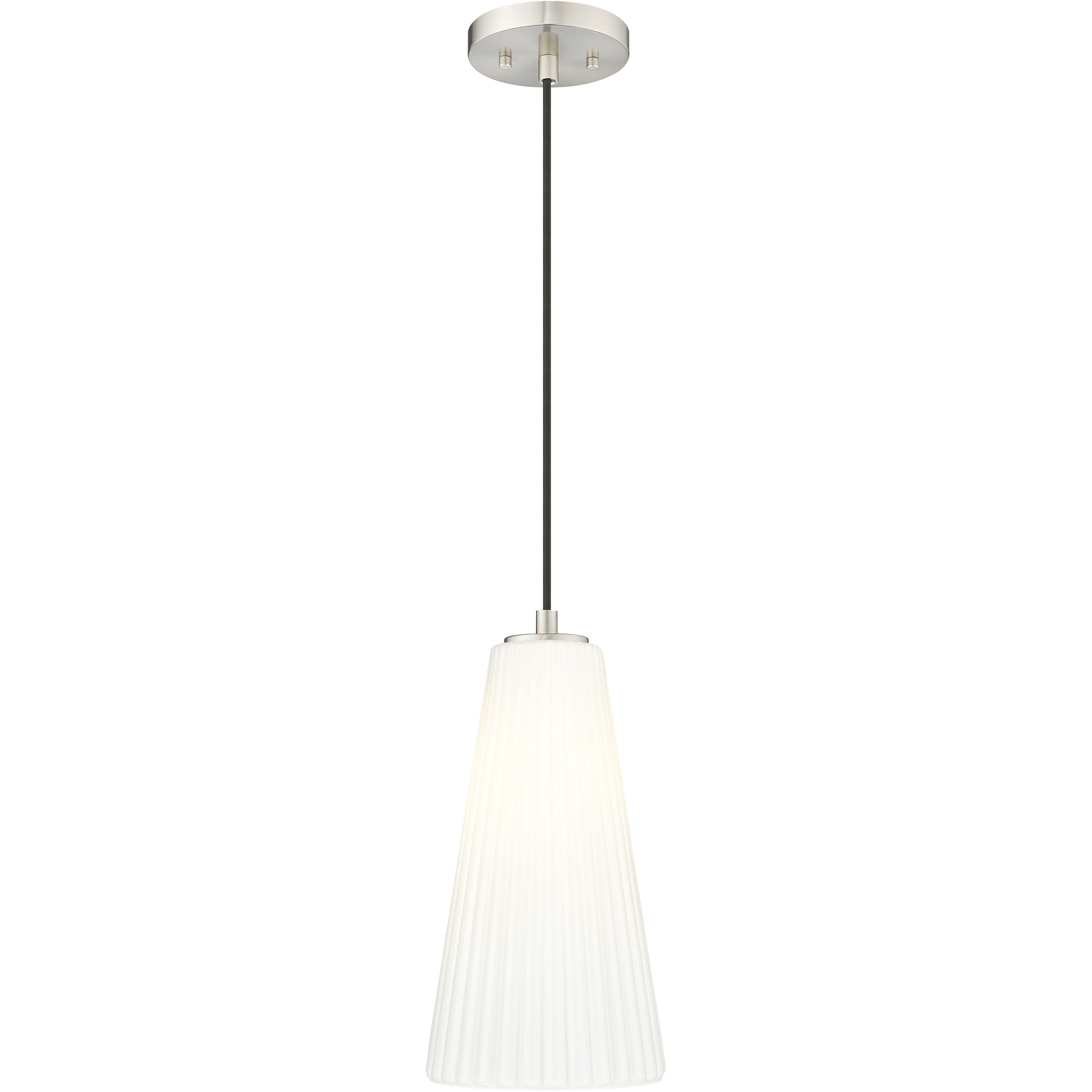 Farrell 1 Light 7.25 inch Brushed Nickel Pendant Ceiling Light