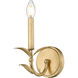 Aslin Wall Sconce Wall Light in Gold Leaf