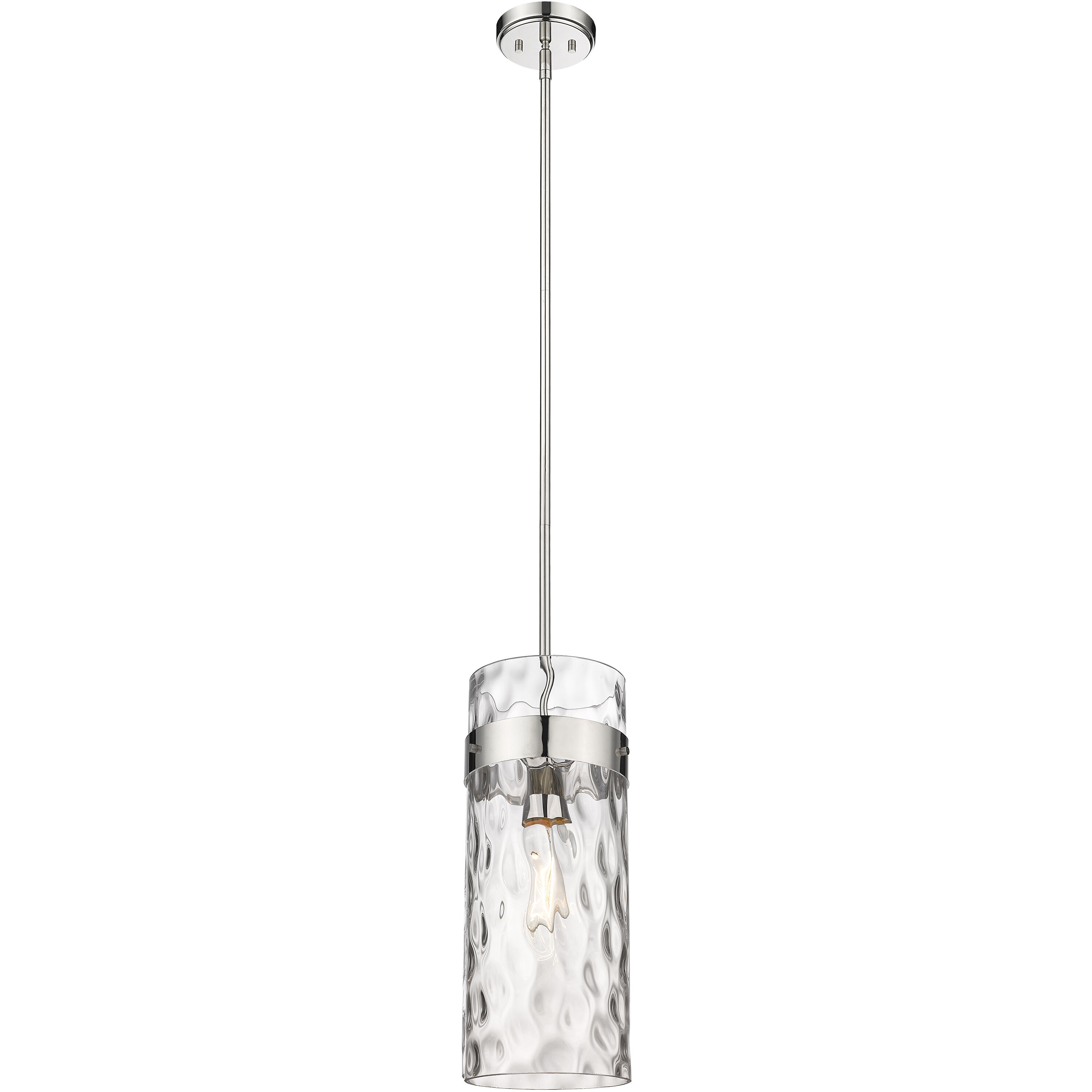 Fontaine 1 Light 6.5 inch Polished Nickel Pendant Ceiling Light