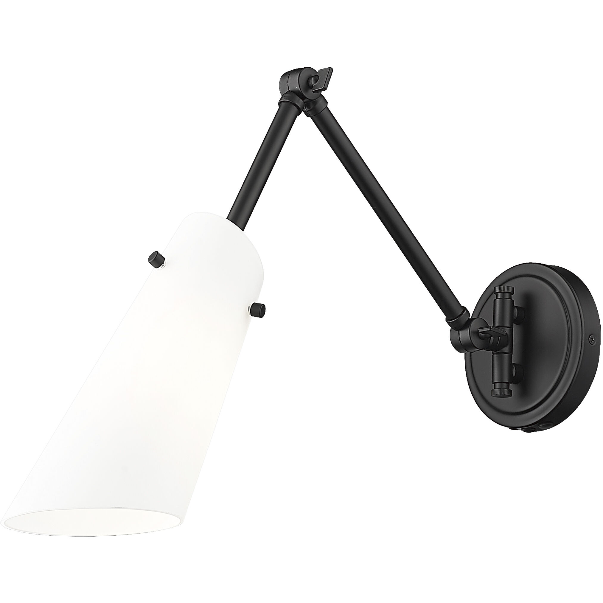 Julia 1 Light 5.25 inch Matte Black Wall Sconce Wall Light