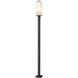 Sana 3 Light 120.25 inch Black Outdoor Post Mounted Fixture