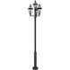 Westover 12 Light 138.25 inch Black Outdoor Post Mounted Fixture in G9