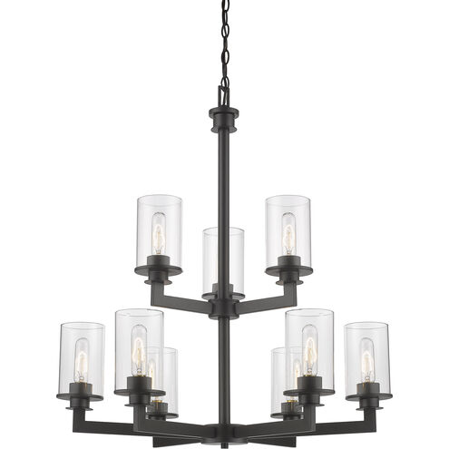 Savannah 9 Light 29 inch Bronze Chandelier Ceiling Light