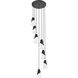 Aimie 7 Light 18 inch Matte Black Chandelier Ceiling Light