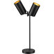 Lumina 23 inch 60 watt Matte Black Table Lamp Portable Light