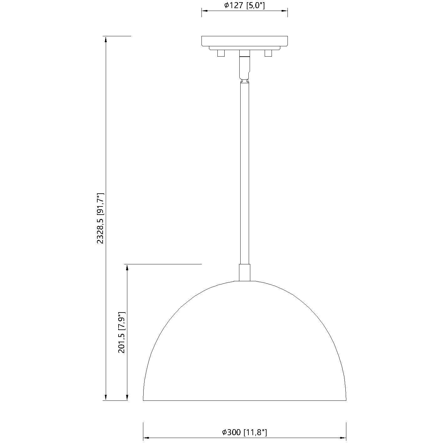 Vega Pendant Ceiling Light in Matte White