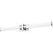 Idris LED 40.5 inch Chrome Bathroom Vanity Wall Light