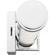 Idris LED 32.5 inch Chrome Bathroom Vanity Wall Light