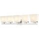 Astor 5 Light 36 inch Brushed Nickel Vanity Wall Light