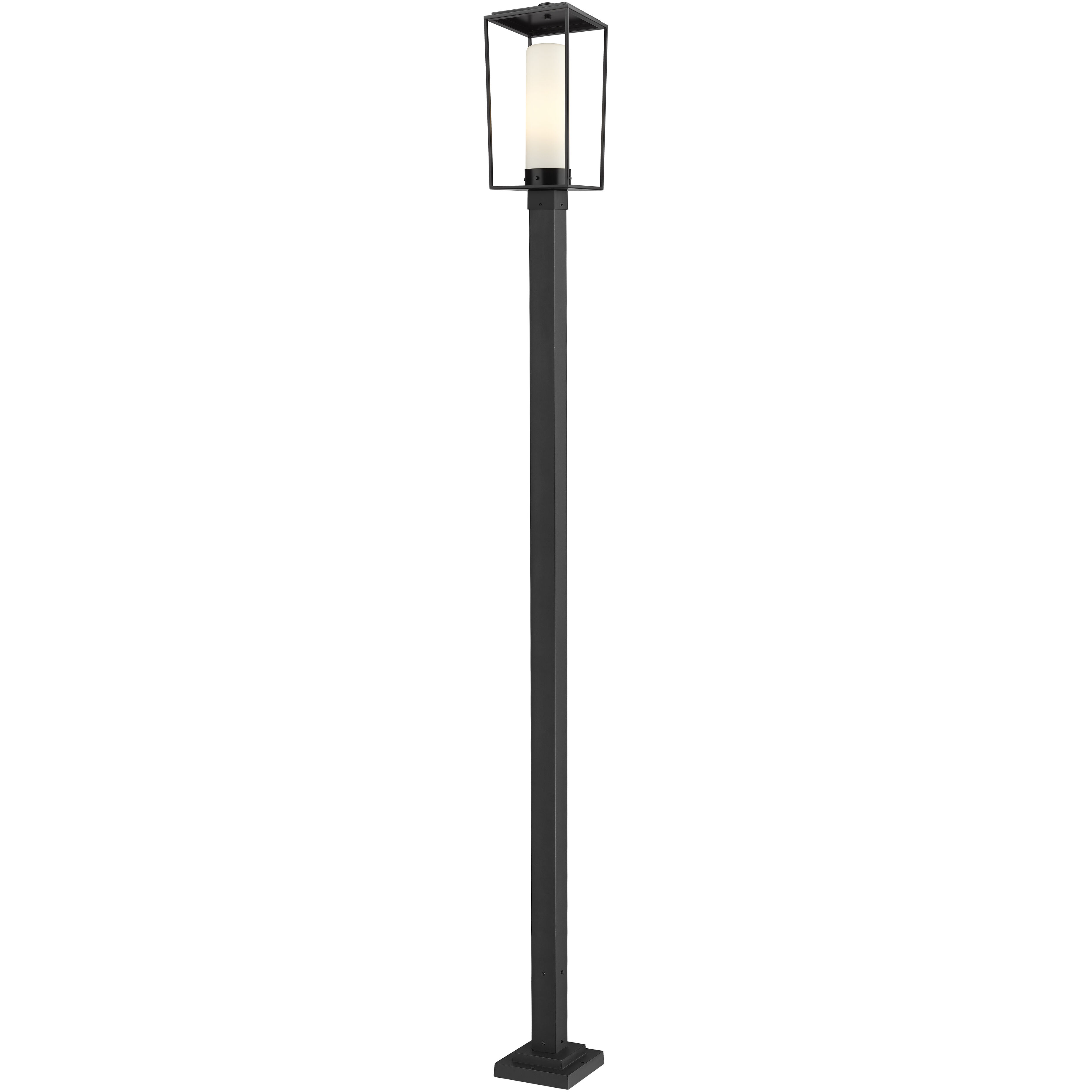Sheridan 1 Light 116.25 inch Black Outdoor Post Mounted Fixture