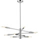 Ascension 10 Light 23.25 inch Chrome Chandelier Ceiling Light