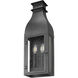 Toulouse 2 Light 22 inch Sand Black Outdoor Wall Light