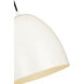 Z-Studio 1 Light 12 inch Satin White Pendant Ceiling Light in Matte White