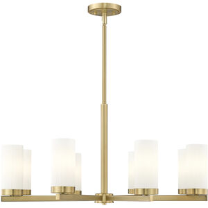 Danica 8 Light 31.5 inch Modern Gold Chandelier Ceiling Light