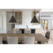 Eaton 1 Light 18 inch Matte Black Pendant Ceiling Light