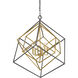 Euclid 6 Light 36 inch Olde Brass/Bronze Chandelier Ceiling Light in Olde Brass and Bronze