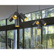 Lumina 5 Light 17 inch Matte Black Chandelier Ceiling Light