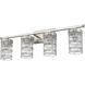 Archer 4 Light 32.75 inch Brushed Nickel Vanity Wall Light