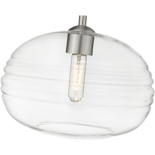 Harmony 1 Light 14 inch Brushed Nickel Pendant Ceiling Light