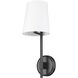 Winward 1 Light 6 inch Matte Black Wall Sconce Wall Light