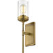 Calliope 1 Light 4.5 inch Foundry Brass Wall Sconce Wall Light