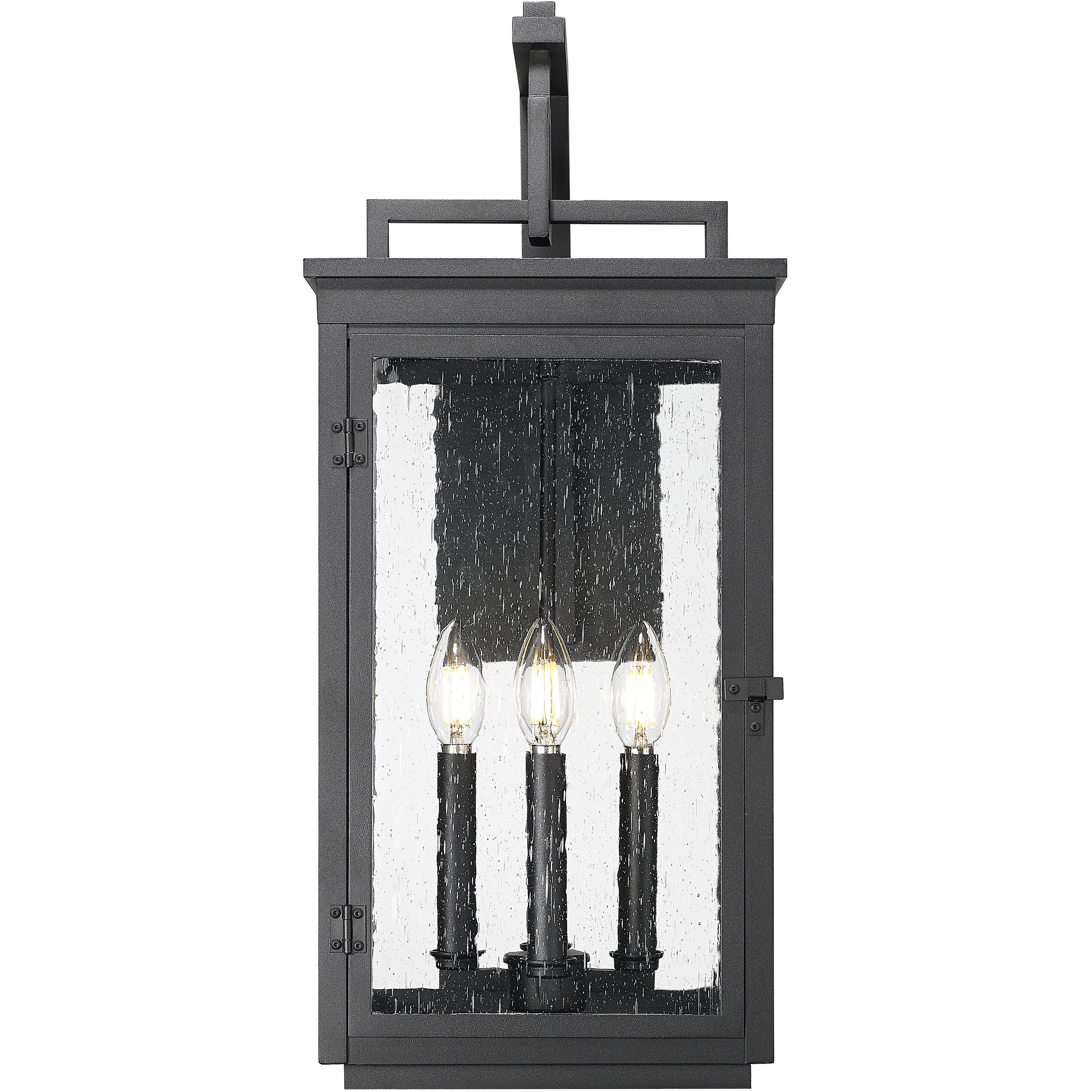 Hartwell 4 Light 23.75 inch Sand Black Outdoor Wall Light